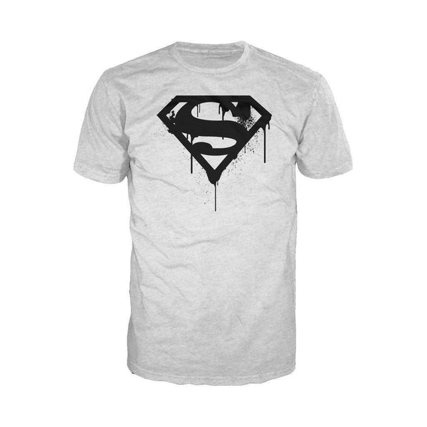 DC Comics Superman Logo Doomsday Graff Official Men's T-shirt Sports Grey - Urban Species
