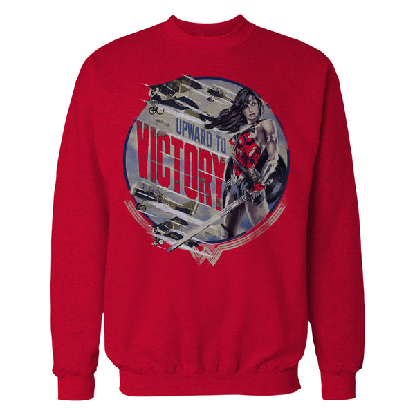 DC Wonder Woman Circle Victory Official Sweatshirt (Red) - Urban Species Sweatshirt
