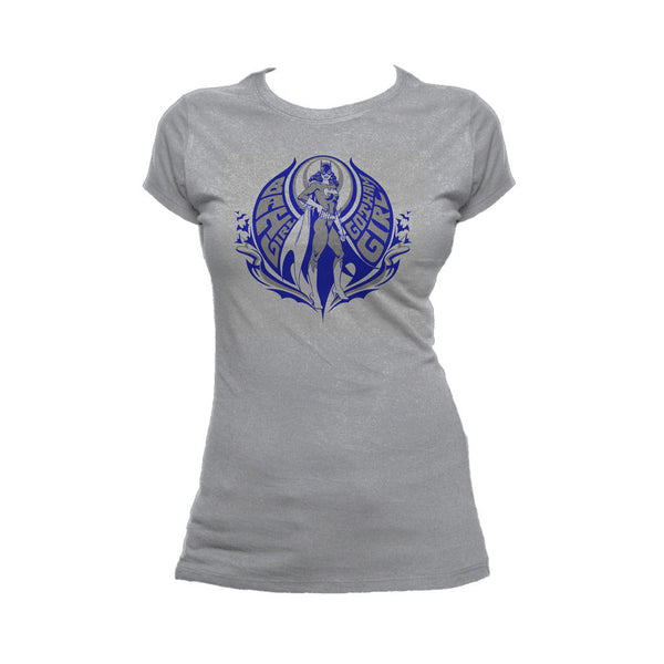 DC Comics Batgirl Gotham Girl Official Women's T-shirt Sports Grey - Urban Species