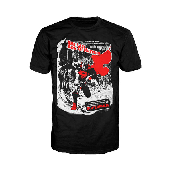 DC Comics Superman Last Son Official Men's T-shirt Black - Urban Species