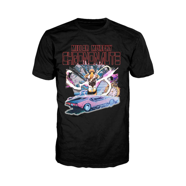 Chrononauts Poster Corbin Quinn Official Men's T-Shirt (Black) - Urban Species Mens Short Sleeved T-Shirt
