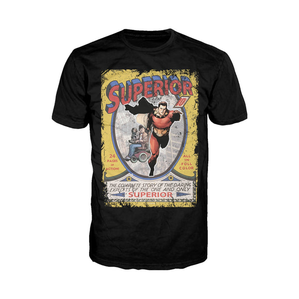 Superior Remix Cover Issue 1 Official Men's T-Shirt (Black) - Urban Species Mens Short Sleeved T-Shirt