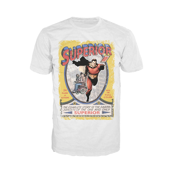 Superior Remix Cover Issue 1 Official Men's T-Shirt (White) - Urban Species Mens Short Sleeved T-Shirt