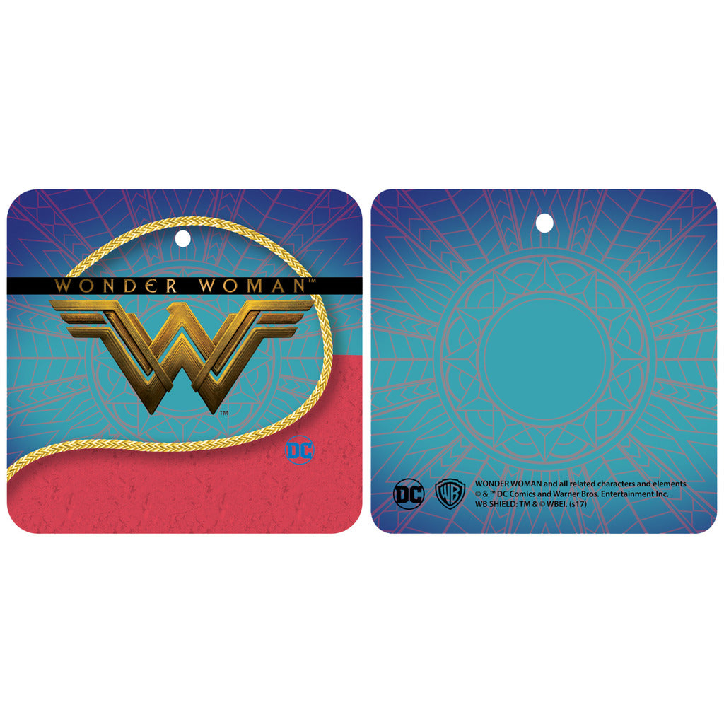 DC Wonder Woman Logo 3D Paisley Official Men's T-shirt (Red) - Urban Species Mens Short Sleeved T-Shirt